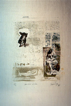 Mamacita, Waterless Litho 22 X 30 ARt Copyright Nelson Santos