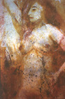 Siren, 1998 Waterless Litho, 25 X 36 Art & Copyright Ross Zirkle